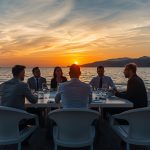 lucid-origin_business_professionals_yacht_meeting_sunset_luxury_16_9-5