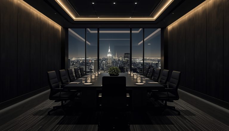 lucid-origin_dark_luxury_boardroom_night_city_view_cinematic-1