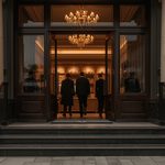 lucid-origin_elegant_group_entering_luxury_hotel_evening_16_9-4