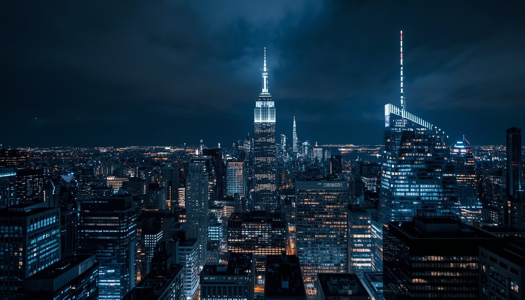lucid-origin_modern_financial_district_skyscrapers_night_minimal_16_9-6