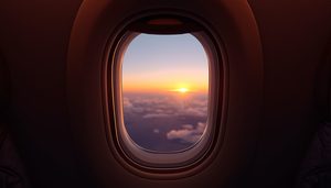 lucid-origin_private_jet_window_sunset_minimal-7